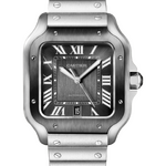 Cartier Santos De Cartier Large Automatic Grey Dial 47,5 x 39,8 mm WSSA0037