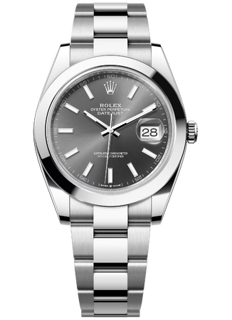 Rolex Datejust 41 mm Oystersteel Slate Dial 126300