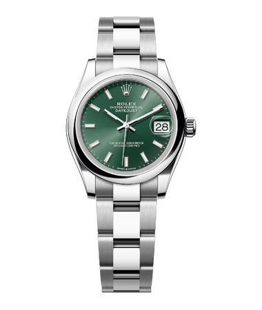 Rolex Datejust 31 mm Oystersteel Mint Green Dial 278240