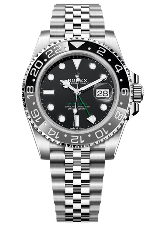 Rolex GMT-Master II «Bruce Wayne» 40 mm Oystersteel Black Dial 126710GRNR Jubilee