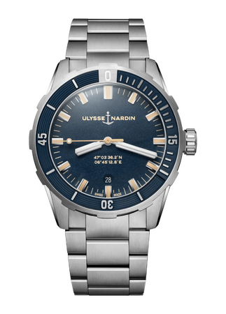 Ulysse Nardin Marine Diver Blue Dial 42 mm 8163-175/93