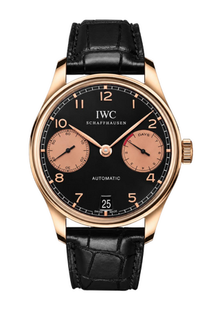 IWC Portuguese 42 mm Rose Gold Black Dial Limited 500 IW500121