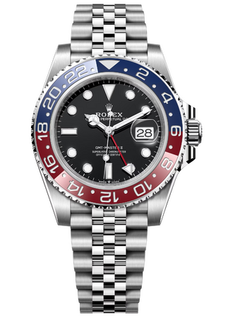 Часы Rolex GMT-Master II «Pepsi» 40 mm Oystersteel Black Dial 126710BLRO Jubilee