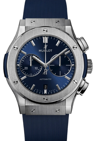 Hublot Classic Fusion Chronograph Titanium Blue 45 mm 521.NX.7170.RX