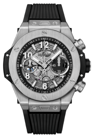 Hublot Big Bang Unico Titanium Black Skeleton Dial 44 mm 421.NX.1170.RX