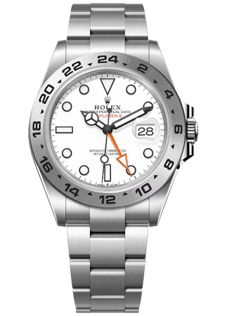 Rolex Explorer II 42 mm Oystersteel White Dial 226570