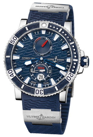 Ulysse Nardin Maxi Marine Diver Titanium Blue Dial 45 mm 263-90-3/93