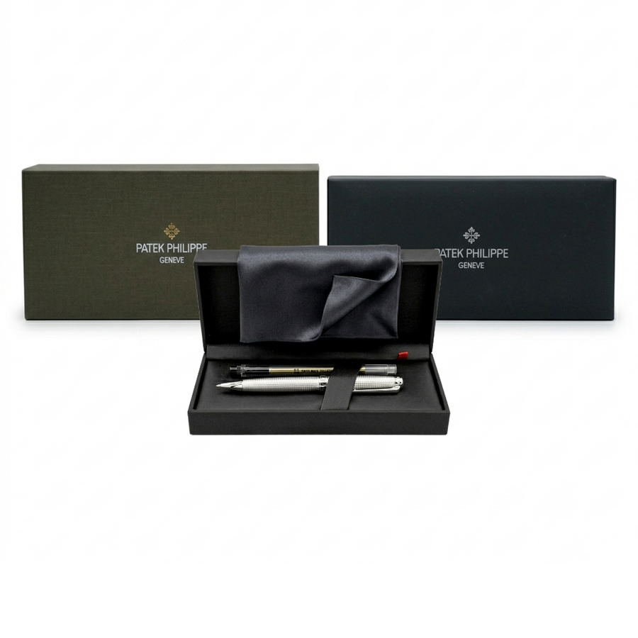 Пишущий Инструмент, ручка Patek Philippe x Caran d'Ache Calatrava Palladium Ballpoint Pen